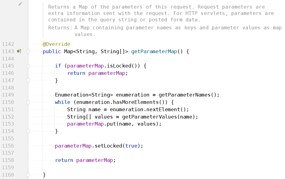 getParameterMap()函数